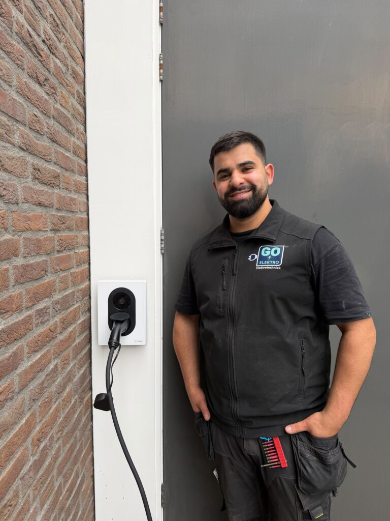 Go Elektro Elektricien met nieuwe laadpaal